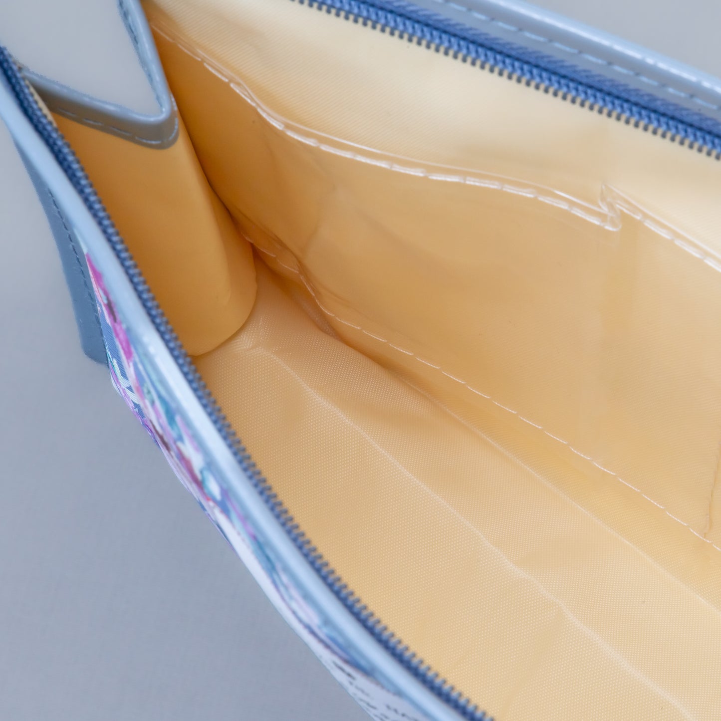 Geantă cosmetice Always be happy - Albastru, Roz