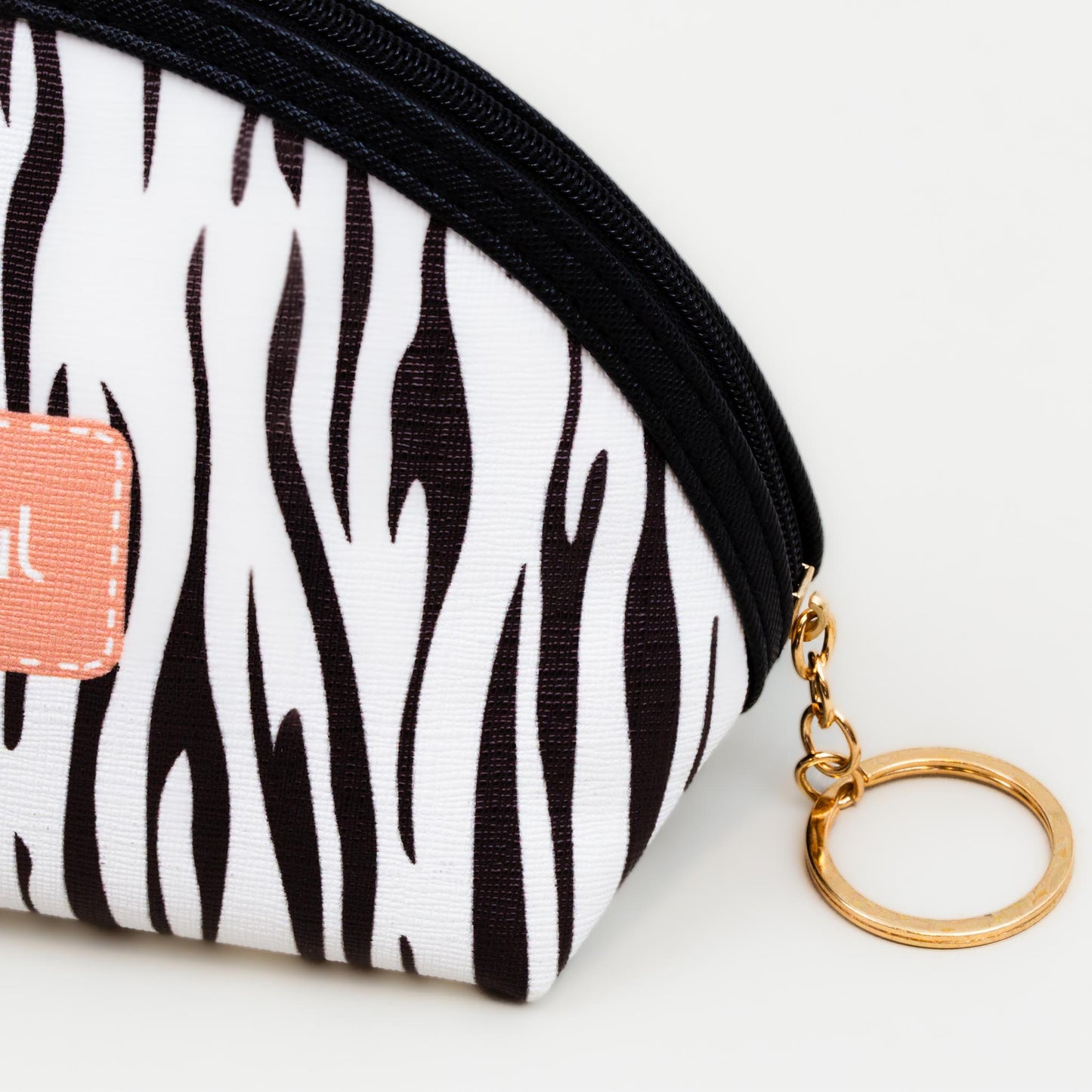 Geantă cosmetice cu imprimeu alb negru - Grateful