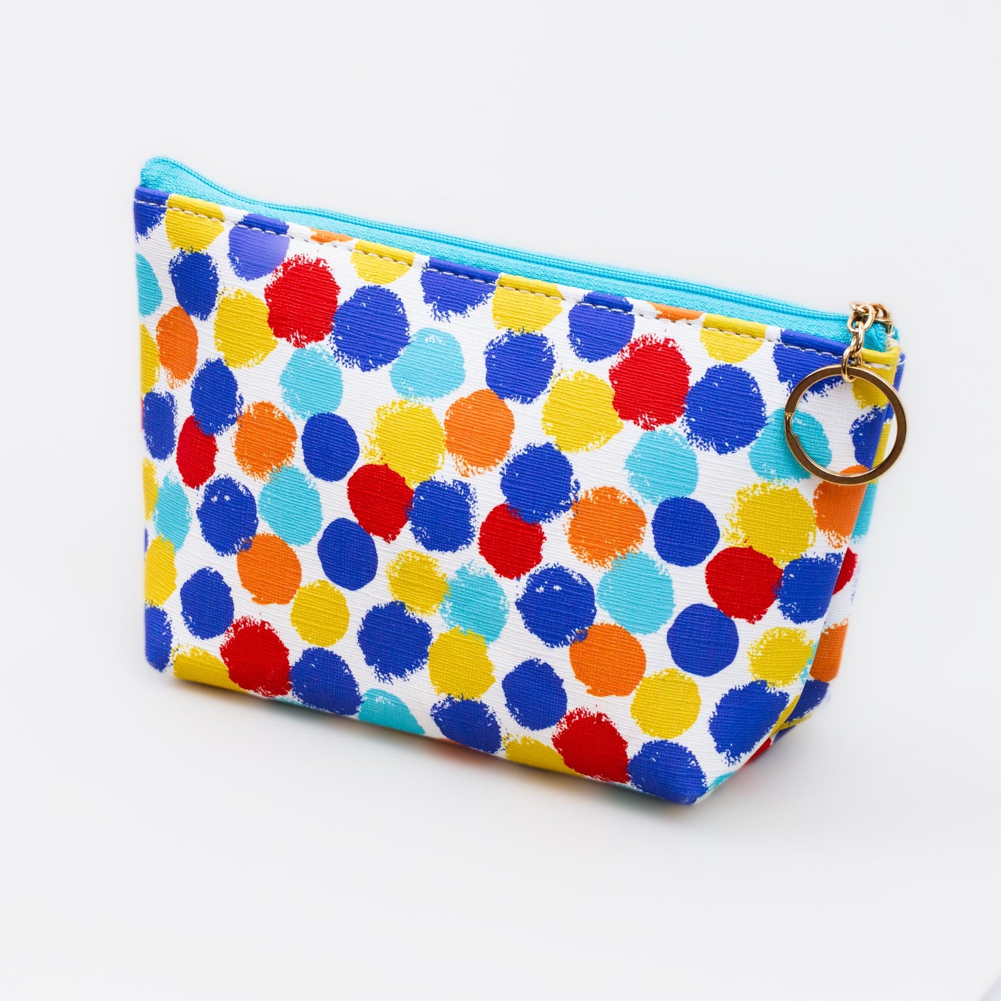 Geantă cosmetice cu imprimeu color - Funky Dots