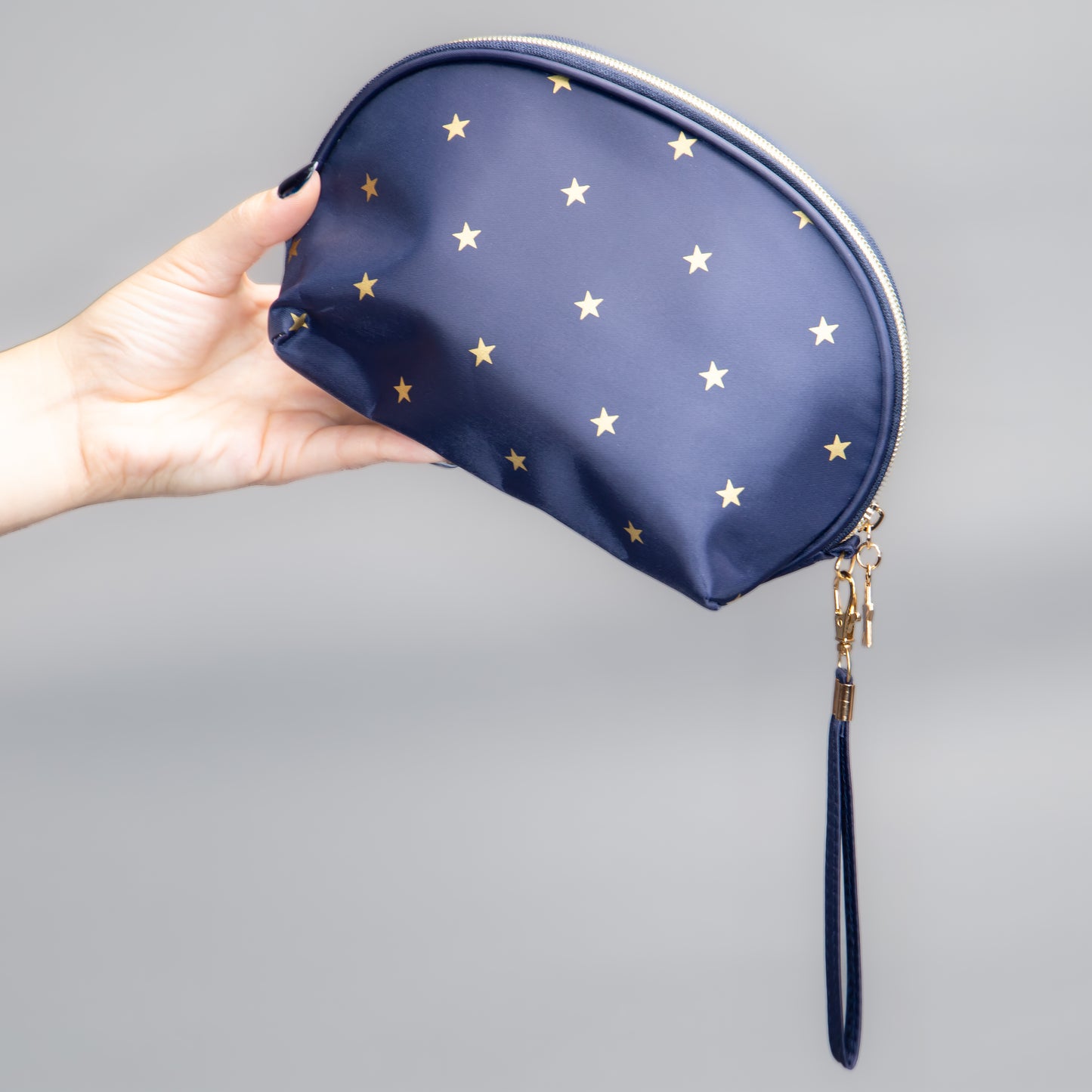 Geantă cosmetice cu imprimeu de steluțe - Albastru