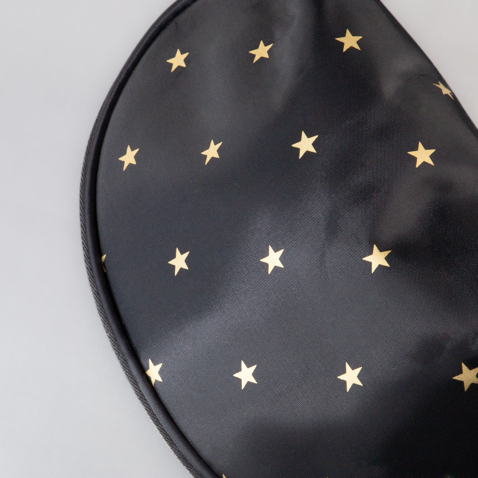 Geantă cosmetice cu imprimeu de steluțe - Negru