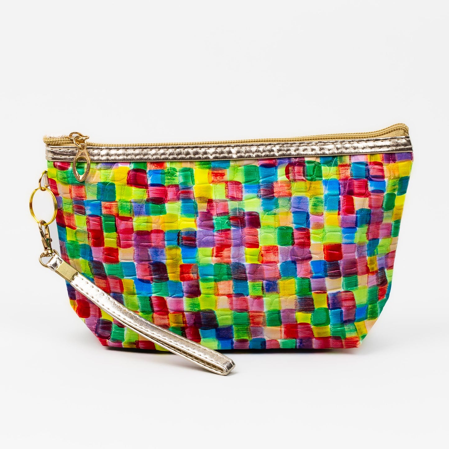Geantă cosmetice cu imprimeu mozaic - Multicolor 1