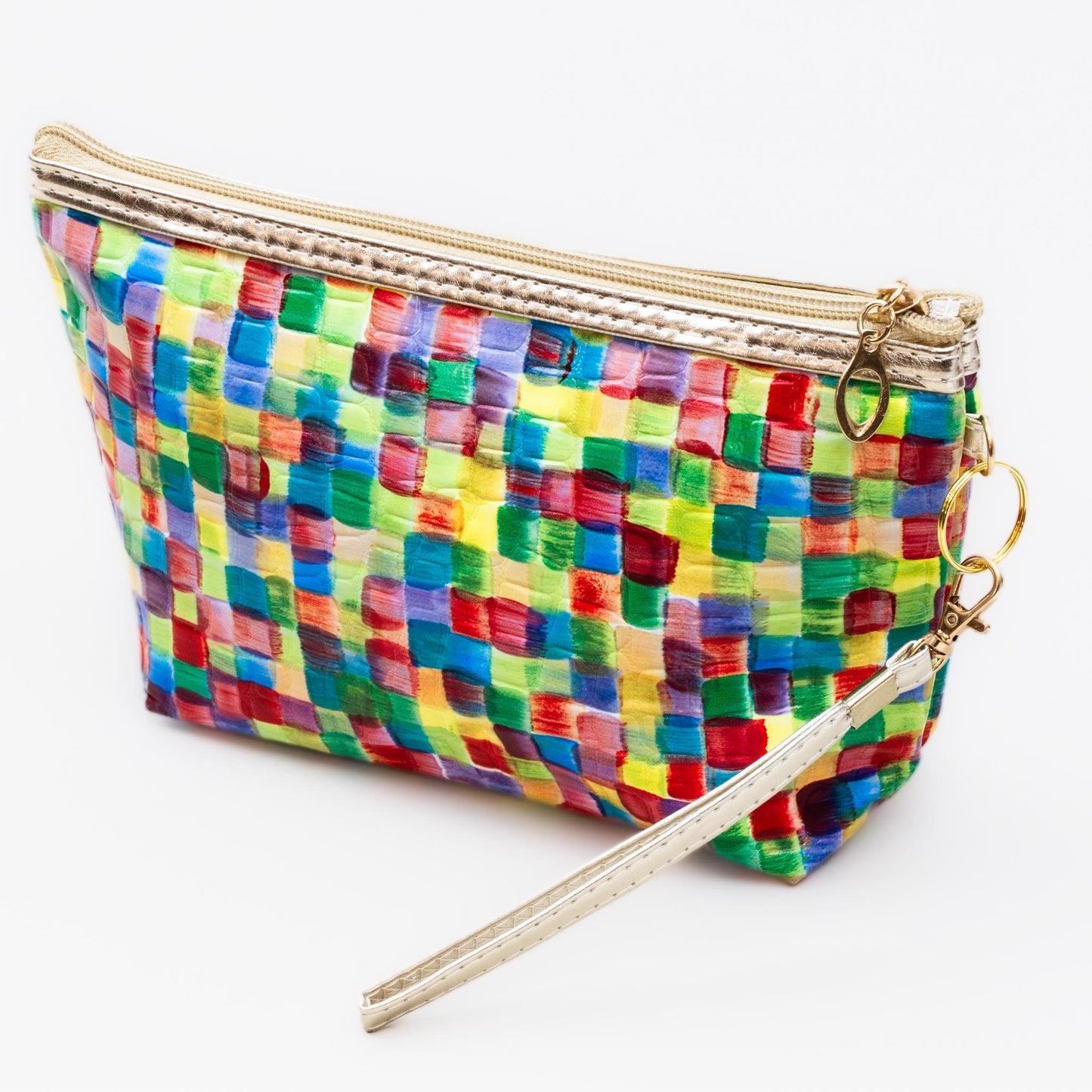 Geantă cosmetice cu imprimeu mozaic - Multicolor 1