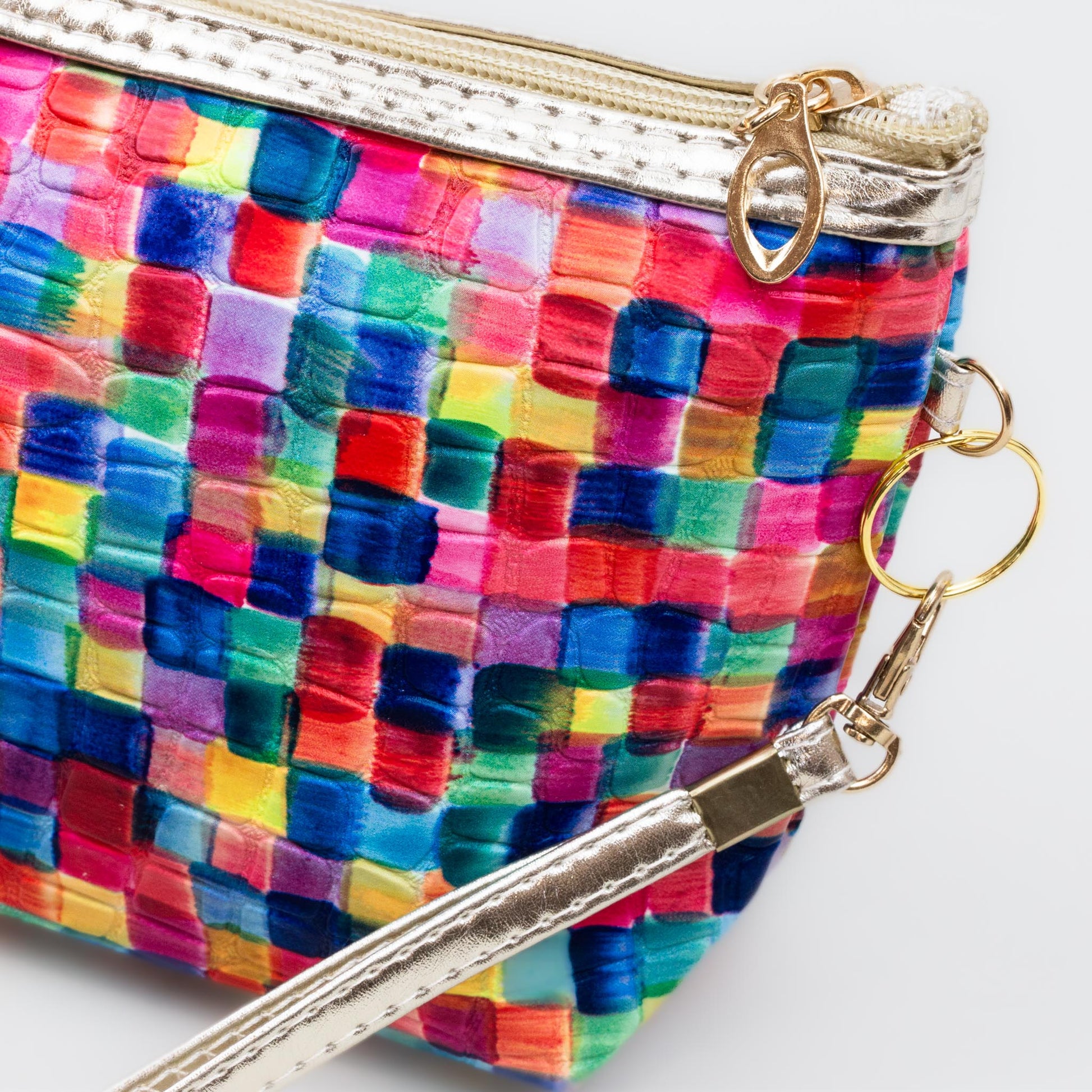 Geantă cosmetice cu imprimeu mozaic - Multicolor 2