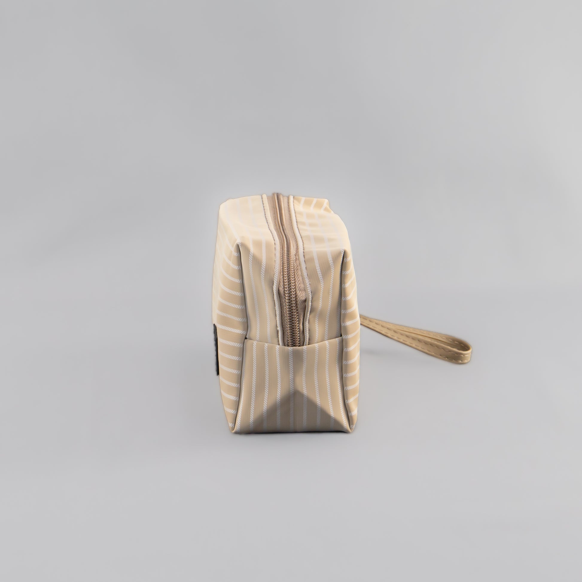 Geantă cosmetice Dungi Chic - Bej