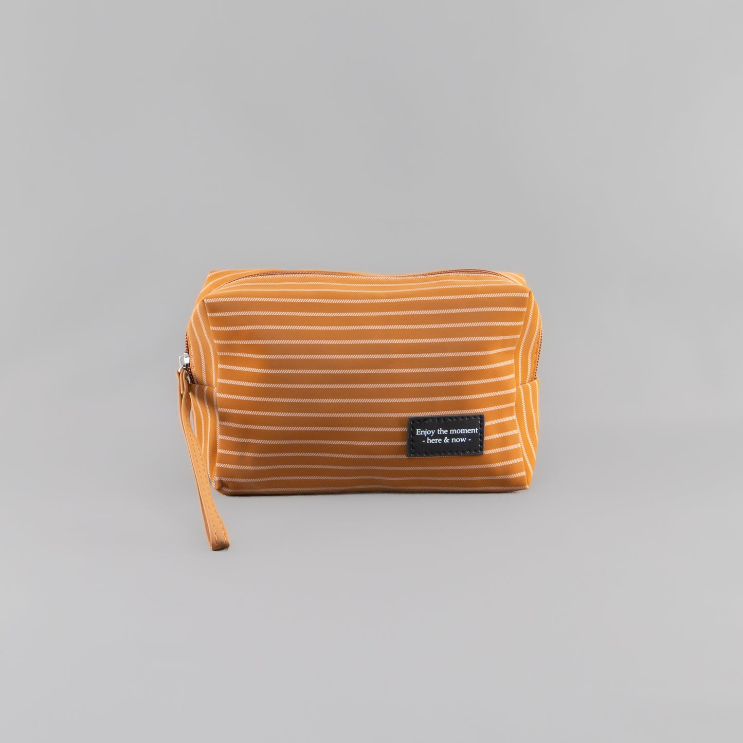 Geantă cosmetice Dungi Chic - Maro