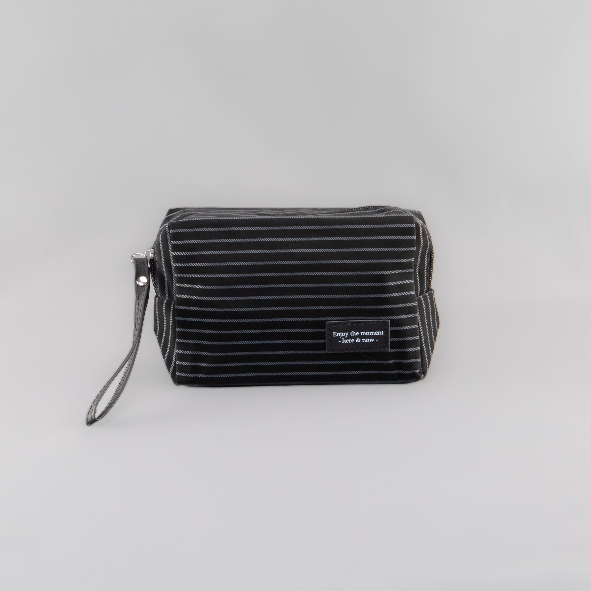 Geantă cosmetice Dungi Chic - Negru