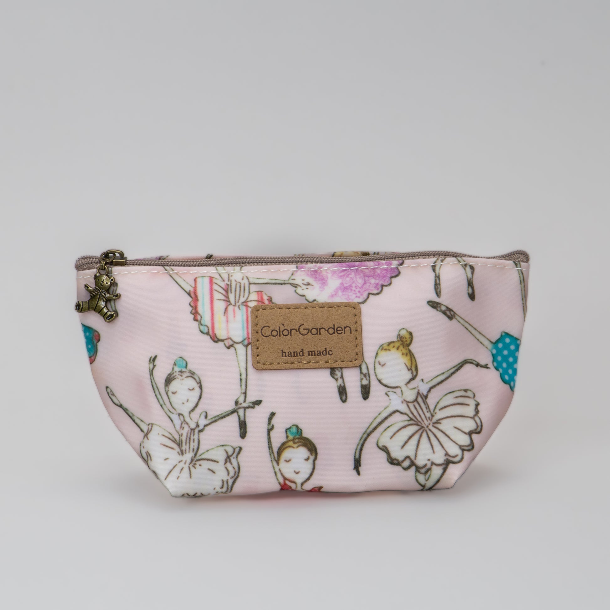 Geantă cosmetice Eden cu imprimeu balerină - Roz