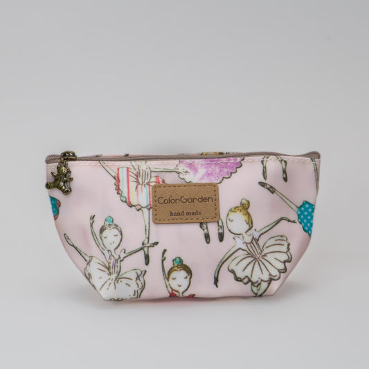 Geantă cosmetice Eden cu imprimeu balerină - Roz