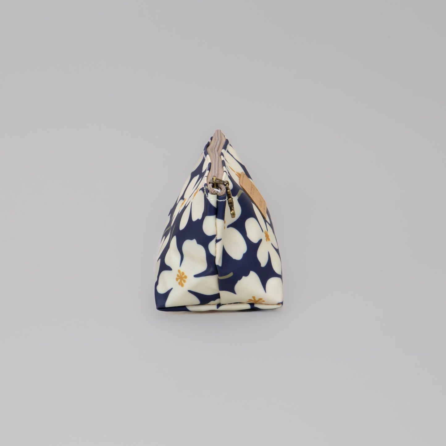 Geantă cosmetice Eden cu imprimeu floral - Albastru, Galben