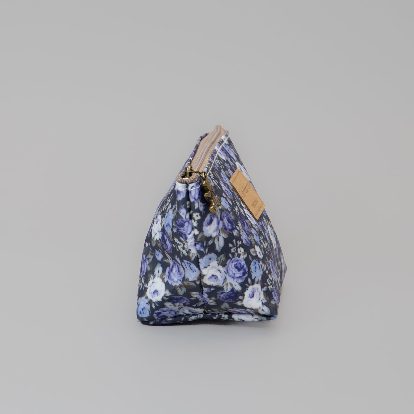 Geantă cosmetice Eden cu imprimeu floral - Albastru Închis