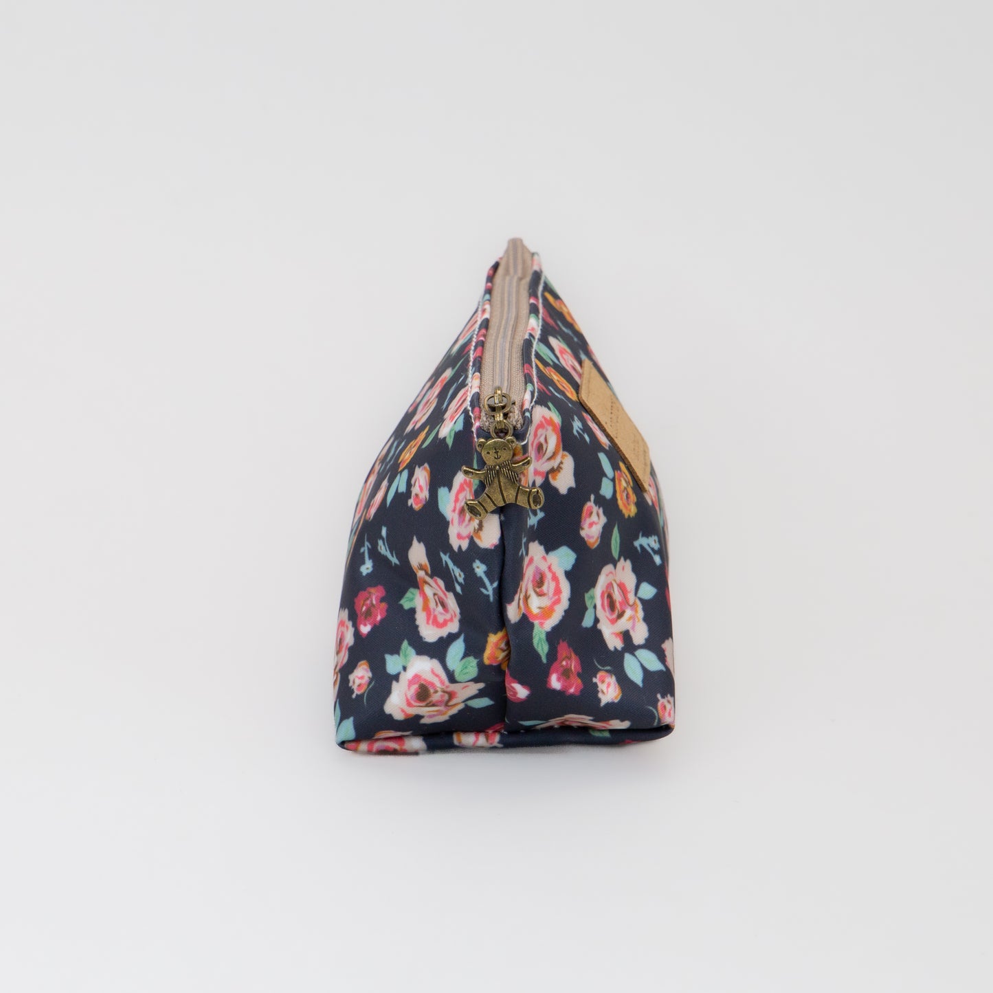 Geantă cosmetice Eden cu imprimeu floral - Albastru & Roz