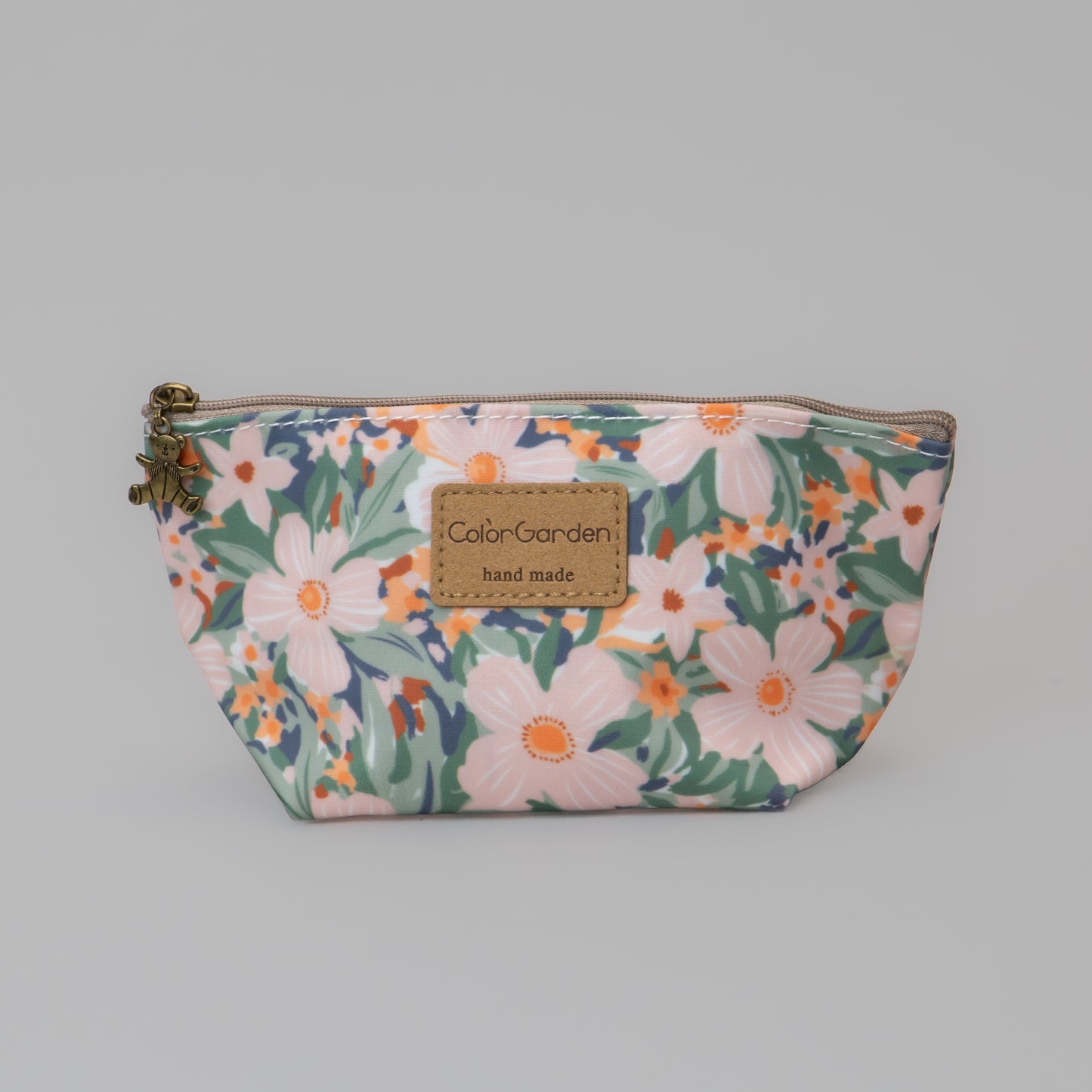 Geantă cosmetice Eden cu imprimeu floral - Roz, Verde