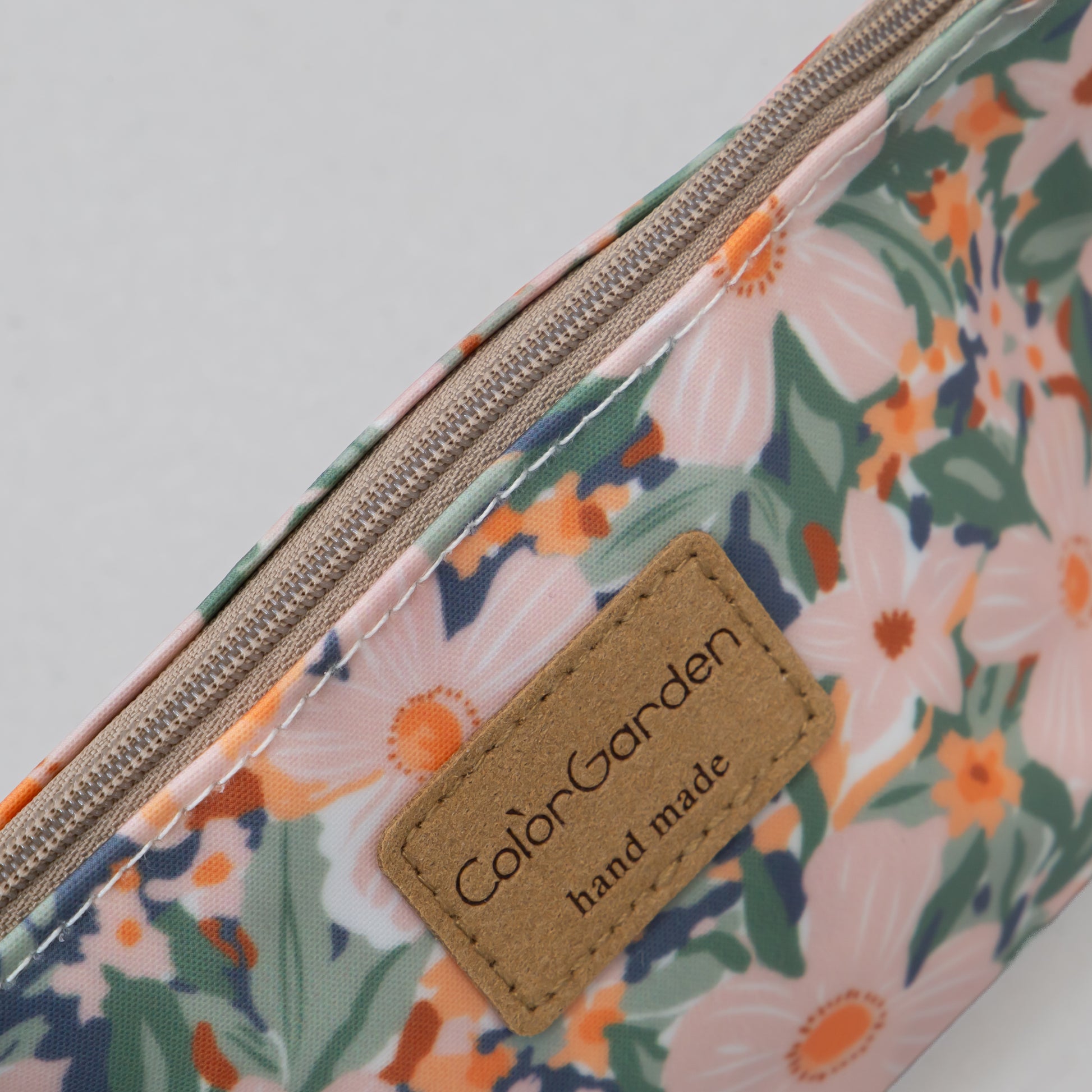 Geantă cosmetice Eden cu imprimeu floral - Roz, Verde