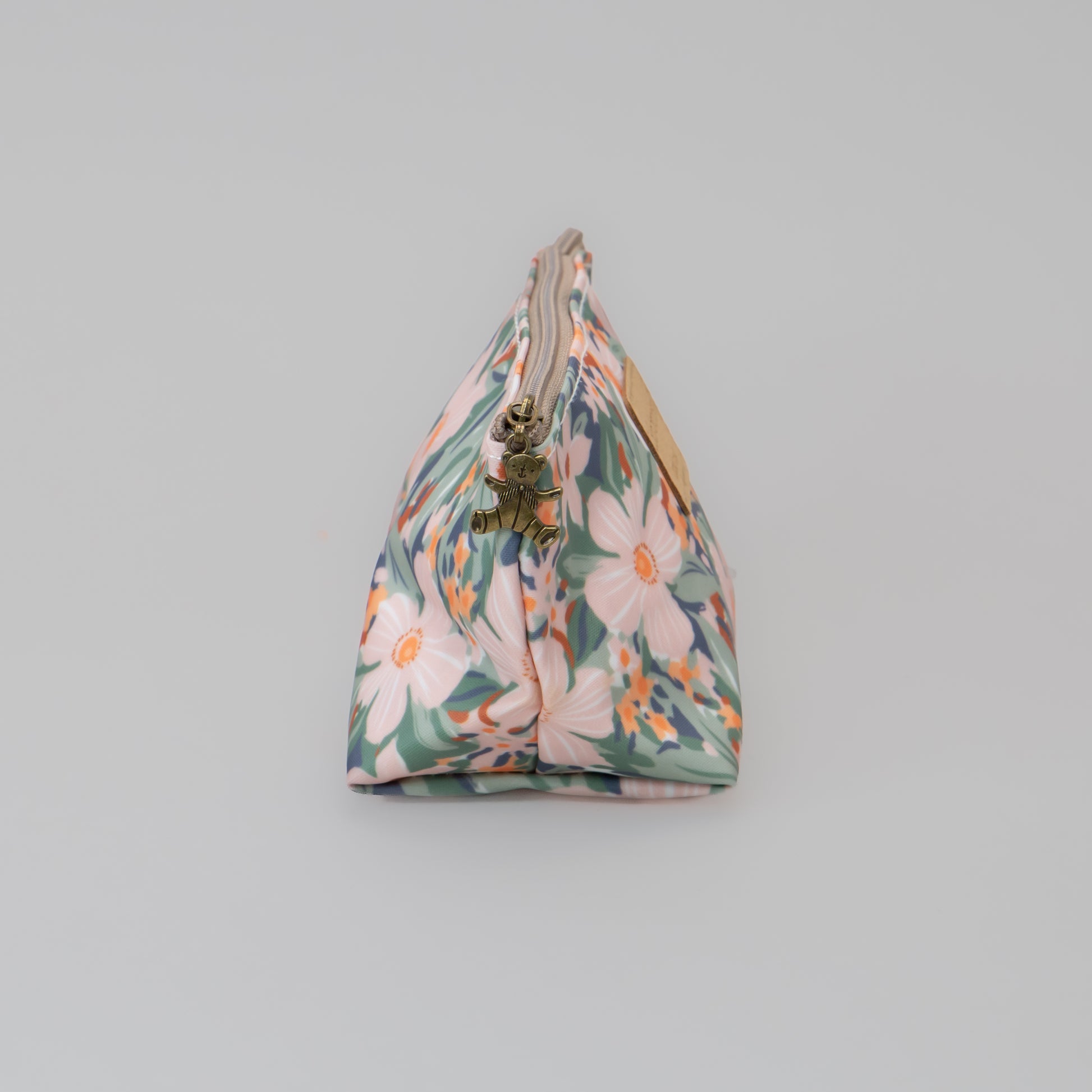 Geantă cosmetice Eden cu imprimeu floral - Roz, Verde