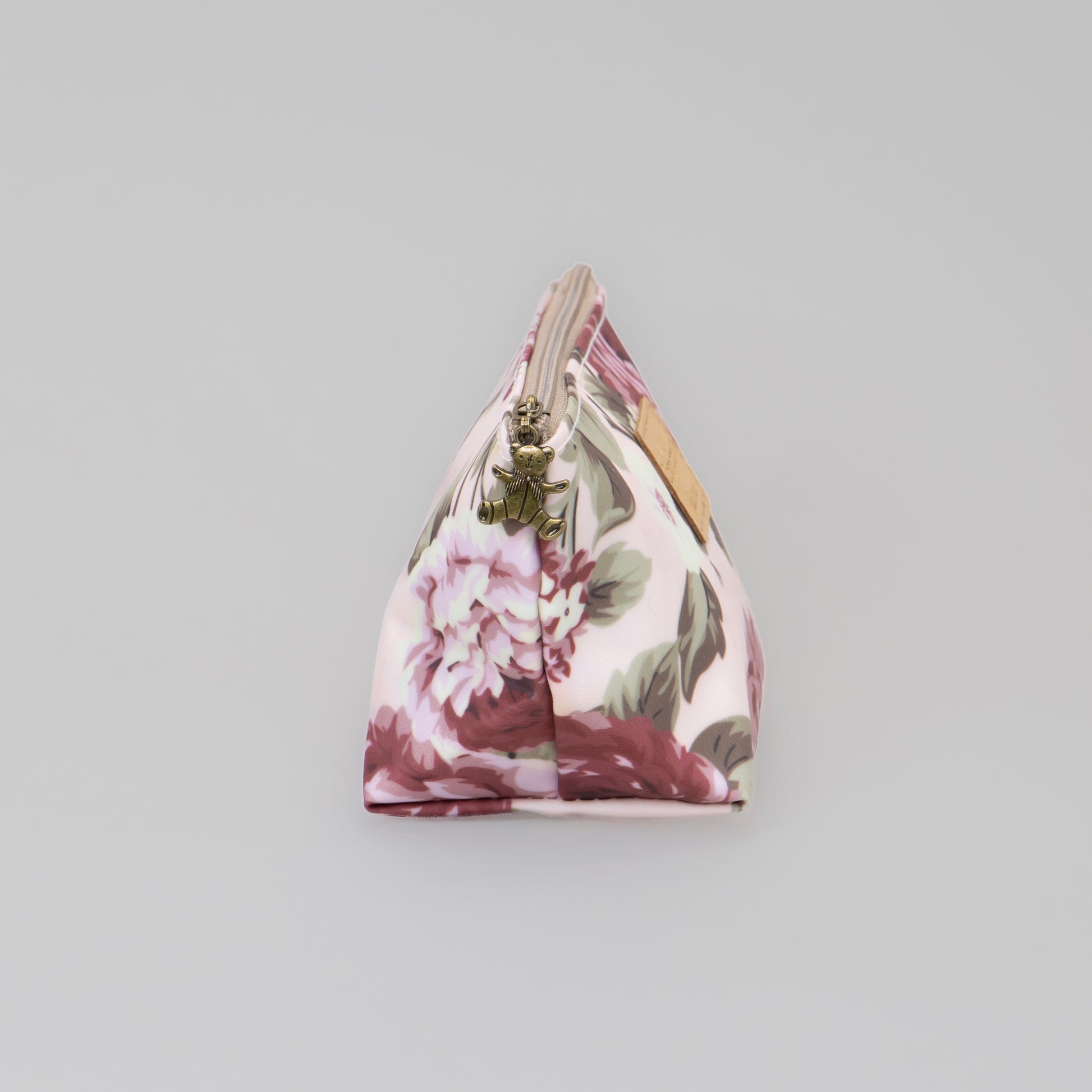 Geantă cosmetice Eden cu imprimeu floral - Roz