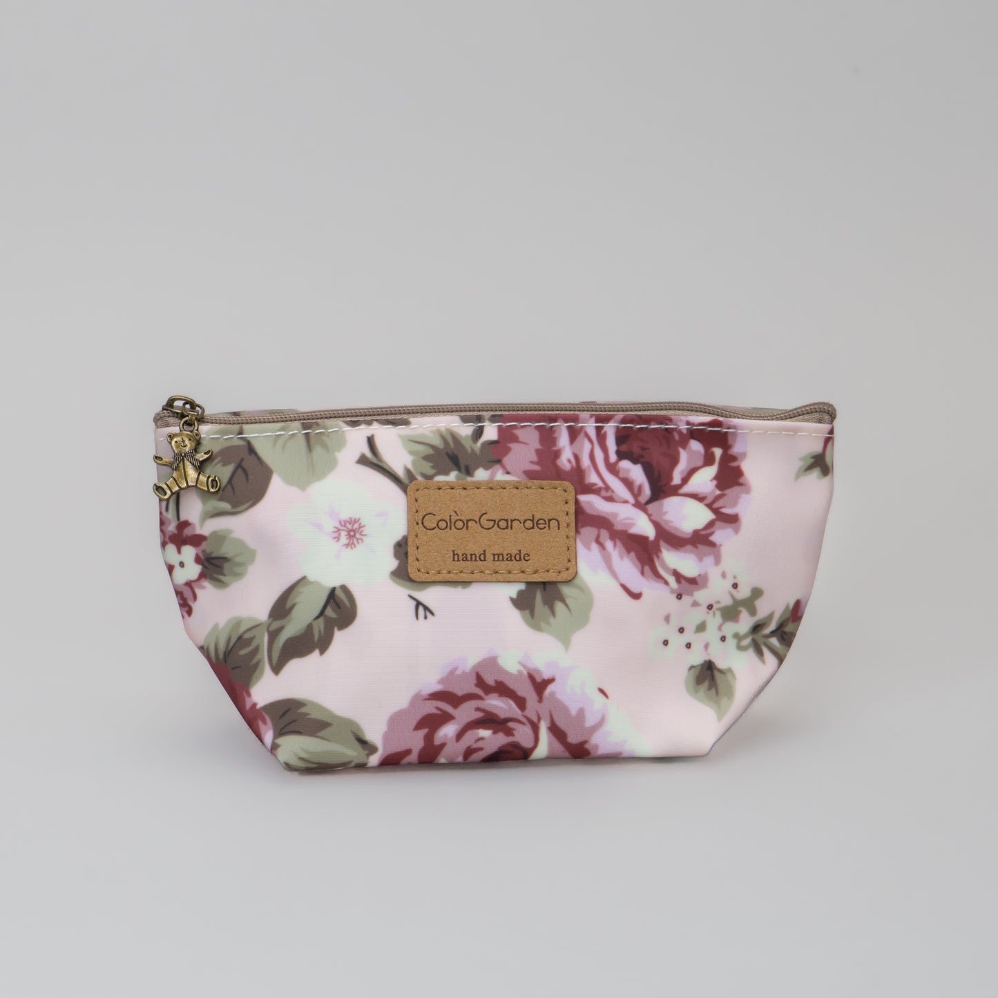 Geantă cosmetice Eden cu imprimeu floral - Roz