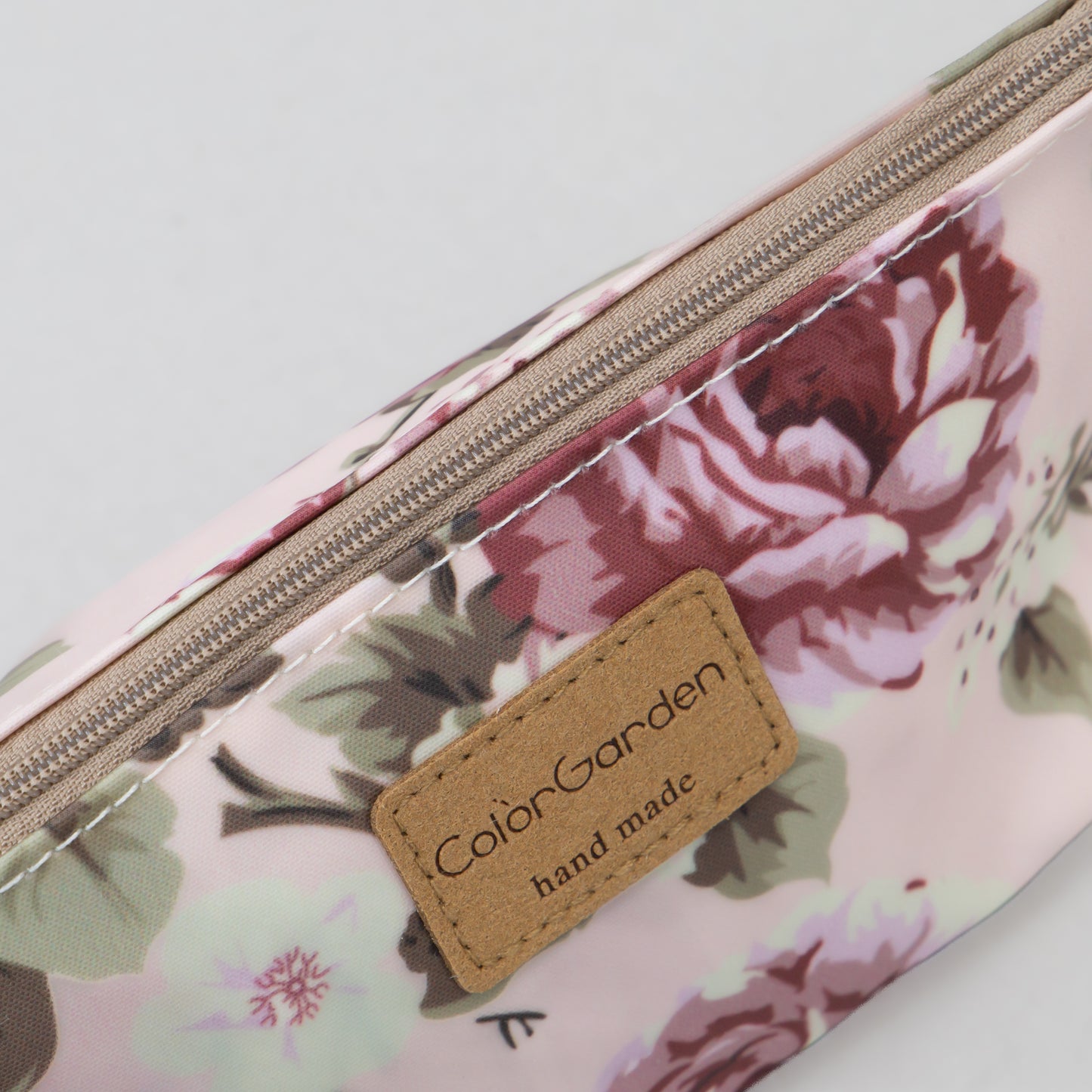 Geantă cosmetice Eden cu imprimeu floral - Roz