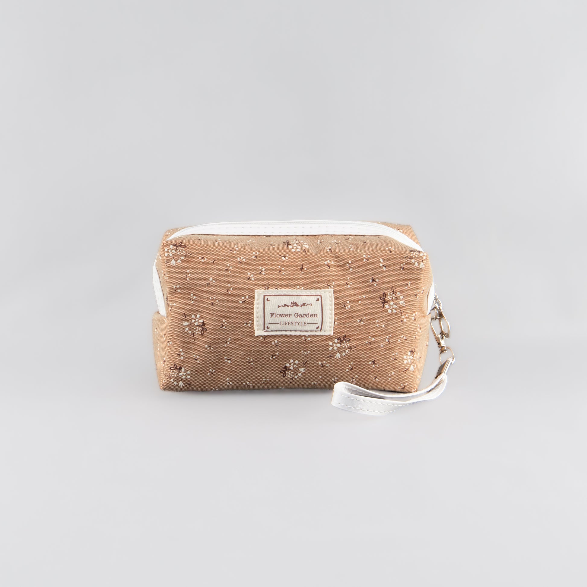 Geantă cosmetice Flower Garden - Maro