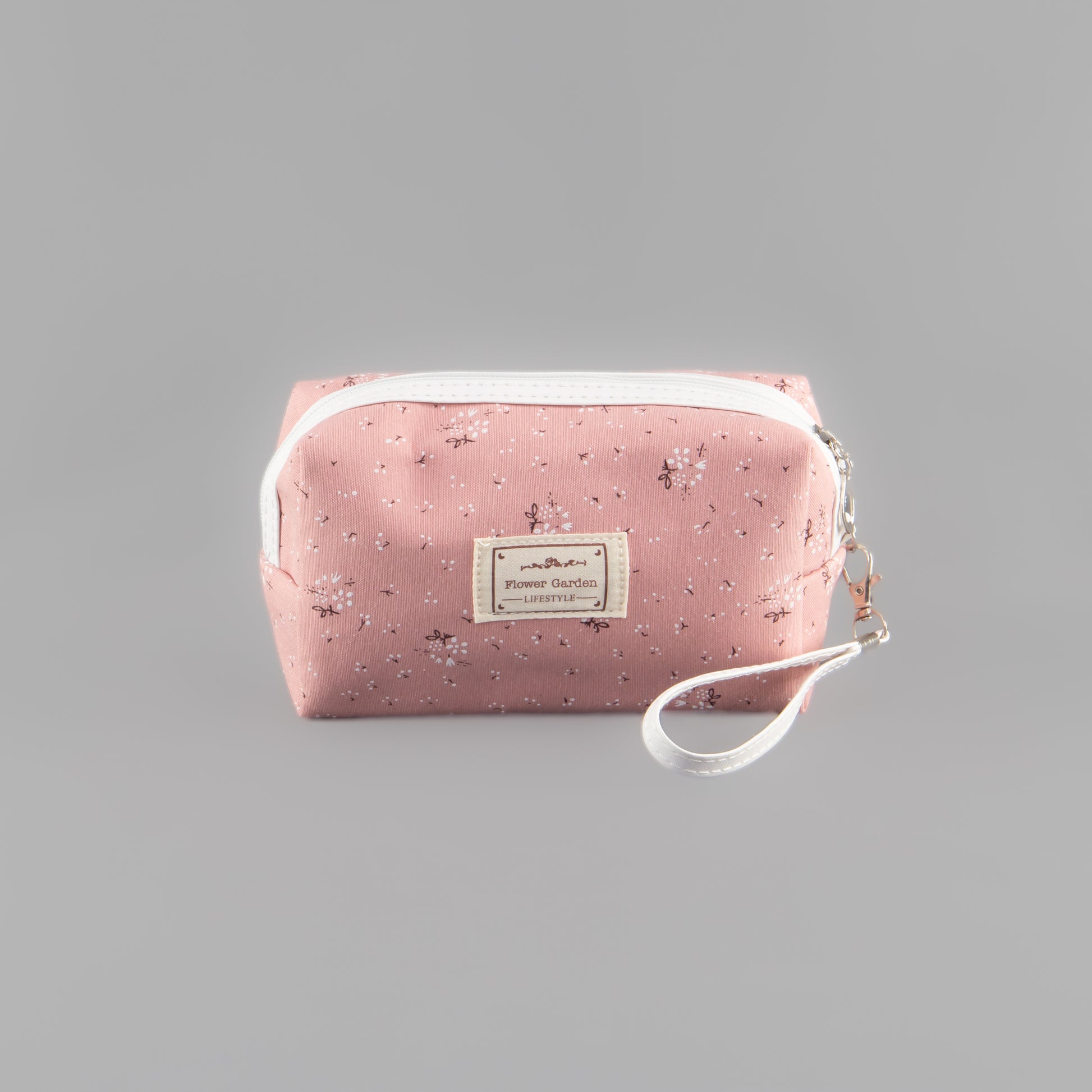 Geantă cosmetice Flower Garden - Roz Închis