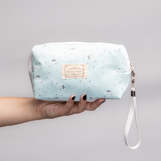 Geantă cosmetice Flower Garden - Turcoaz
