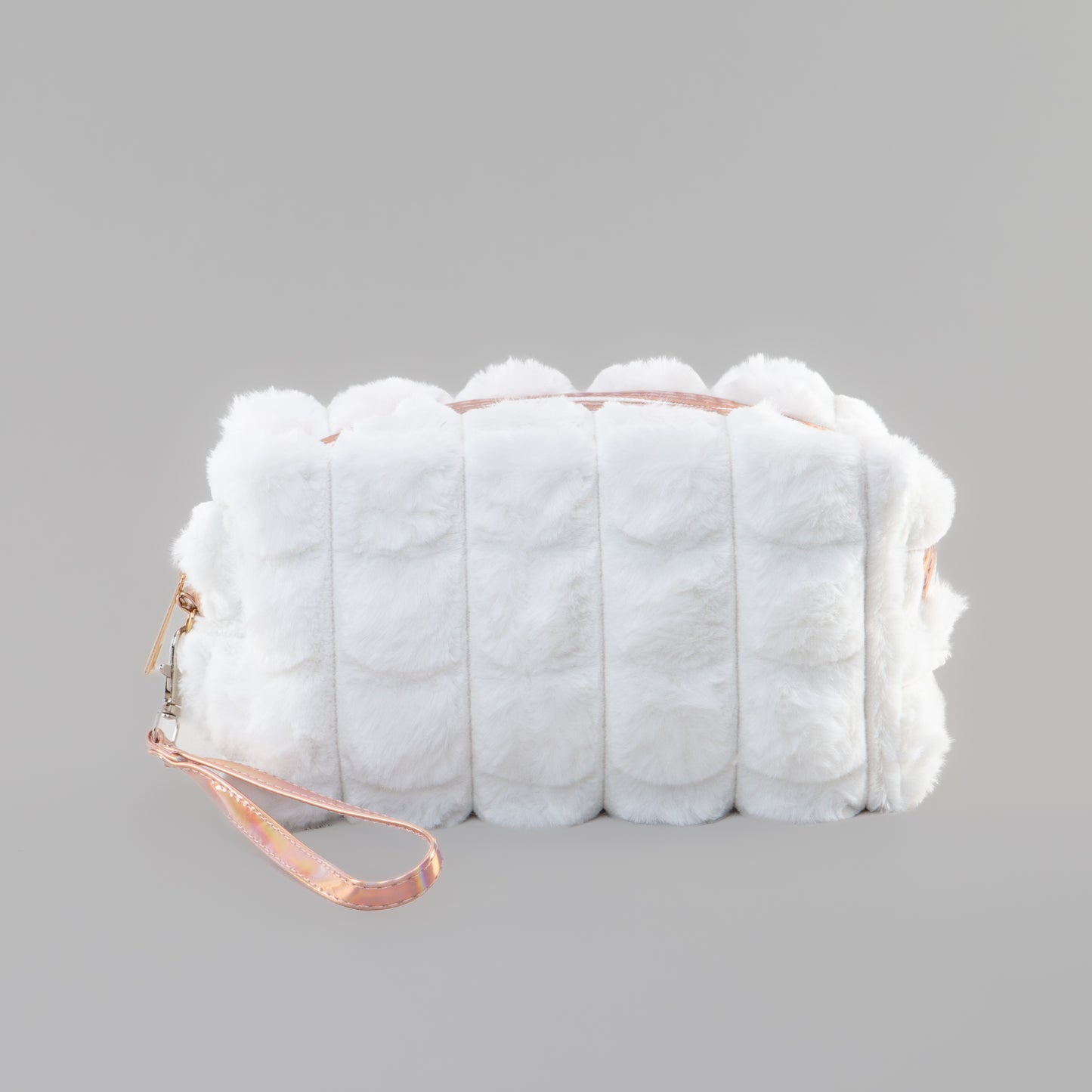 Geantă cosmetice pufoasă - Alb