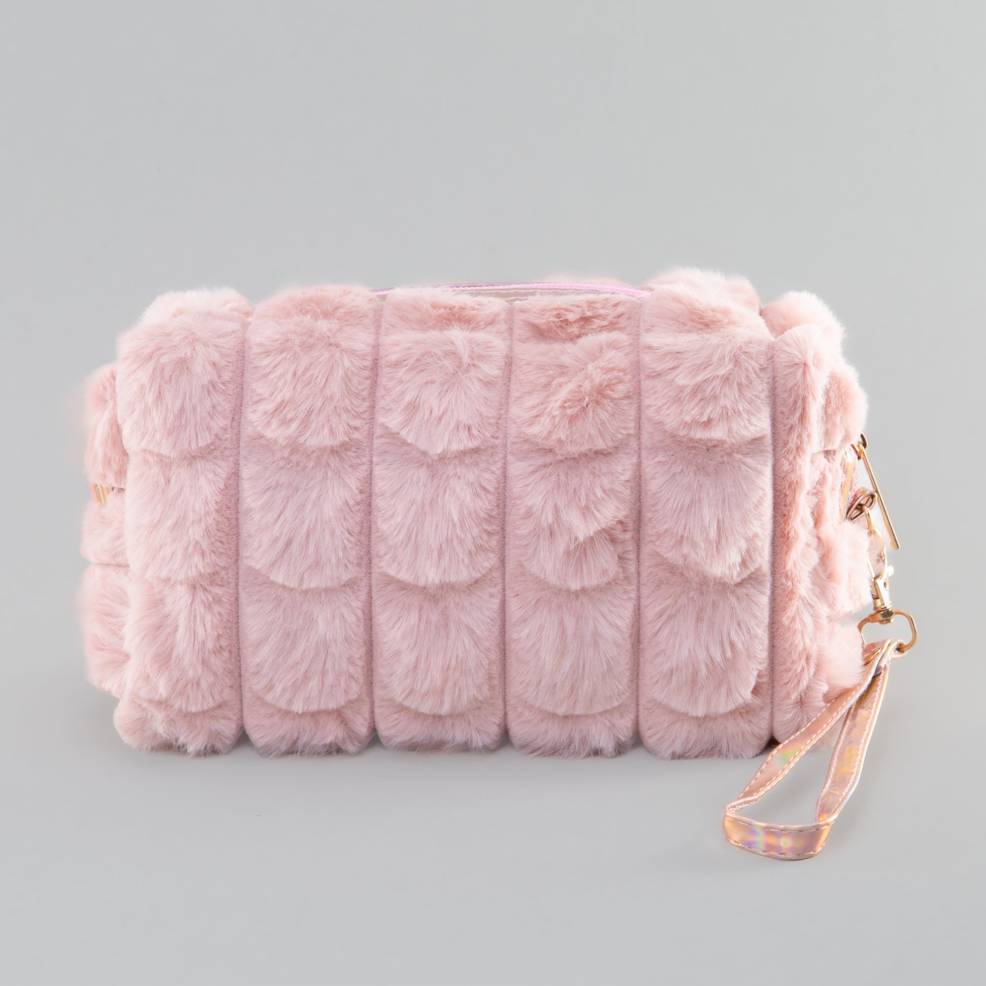 Geantă cosmetice pufoasă - Roz