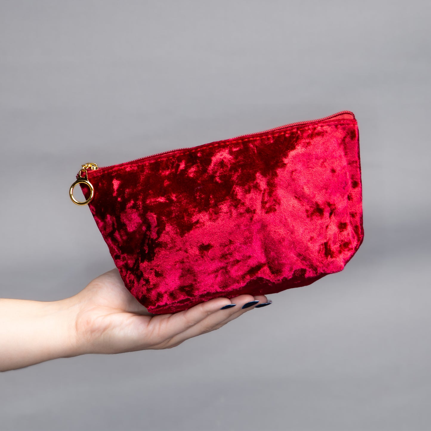 Geantă cosmetice Velvet Luxe - Roșu