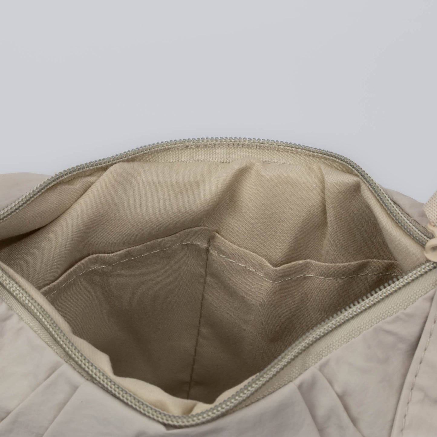 Geantă crossbody comfort - Bej Alb