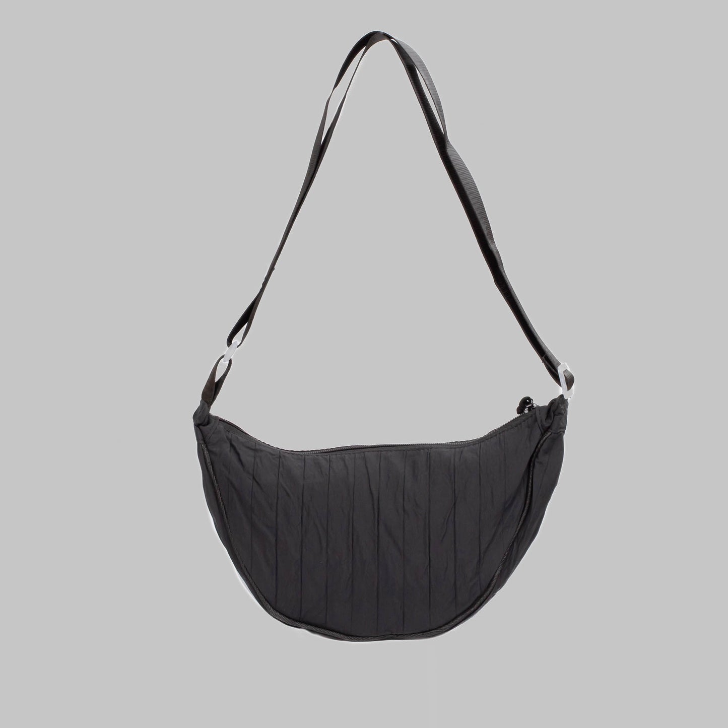 Geantă crossbody semilună - Negru