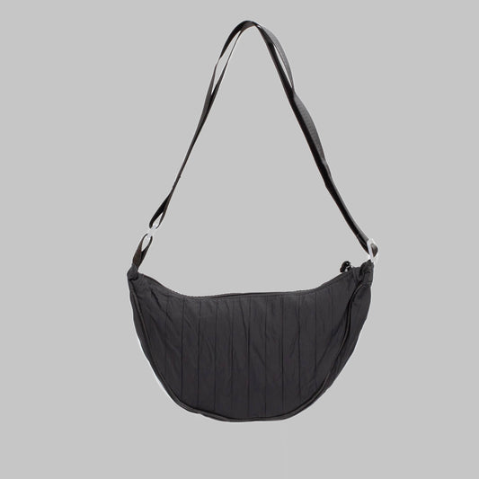Geantă crossbody semilună - Negru