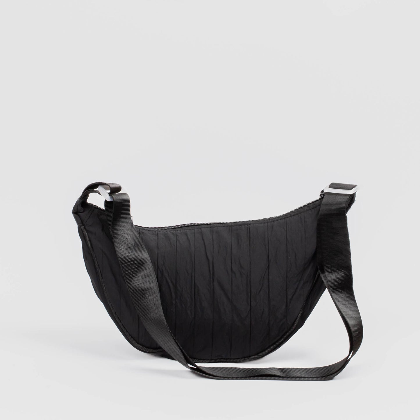 Geantă crossbody semilună - Negru