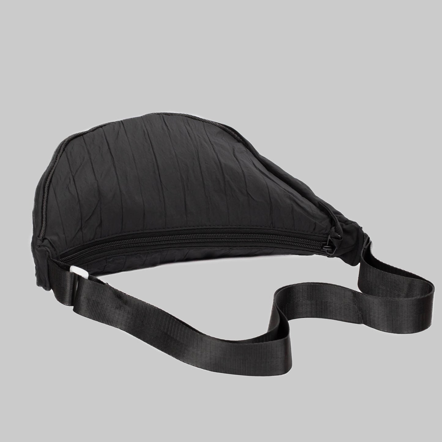 Geantă crossbody semilună - Negru