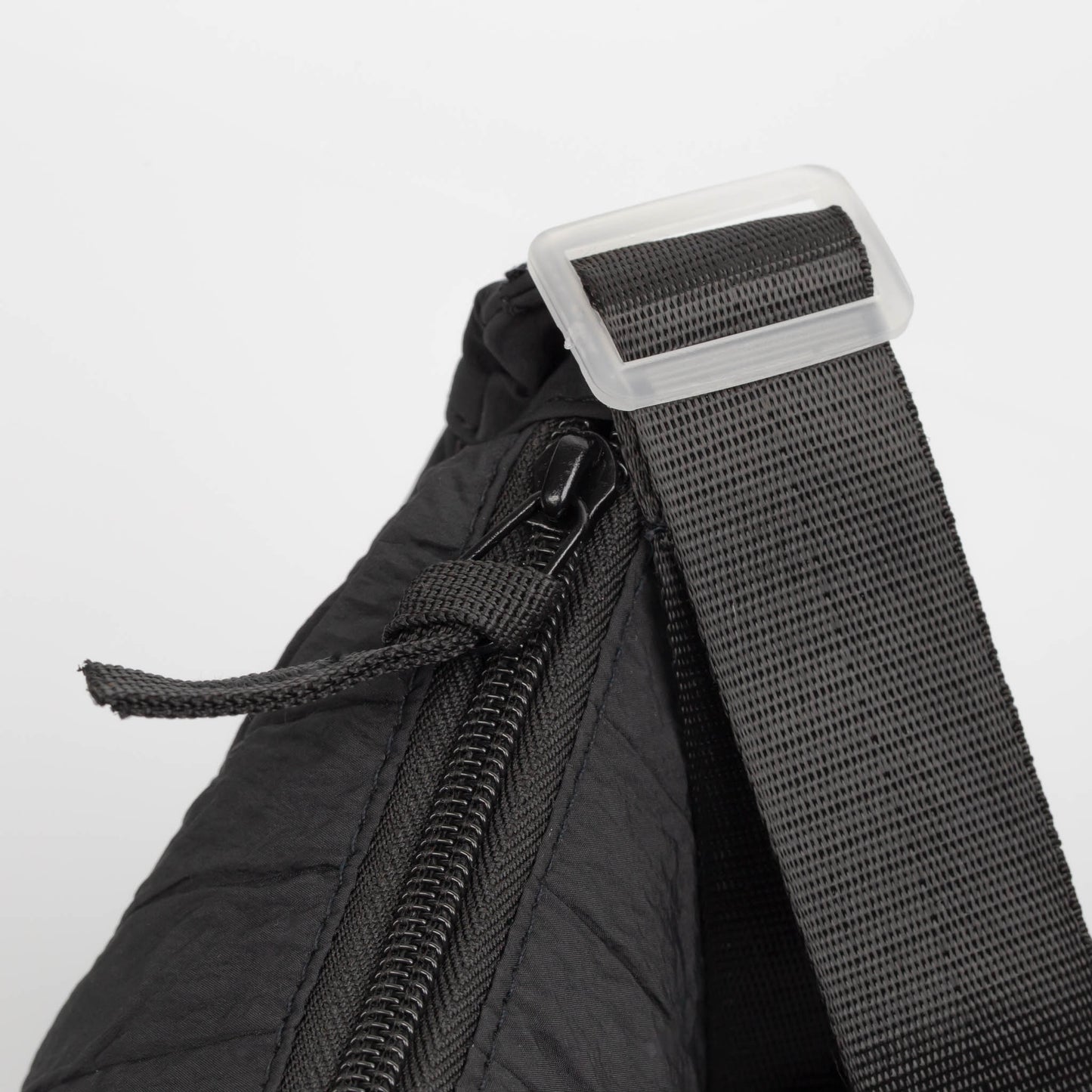 Geantă crossbody semilună - Negru