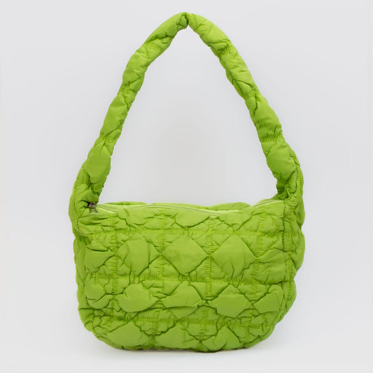 Geantă matlasată comfort - Verde