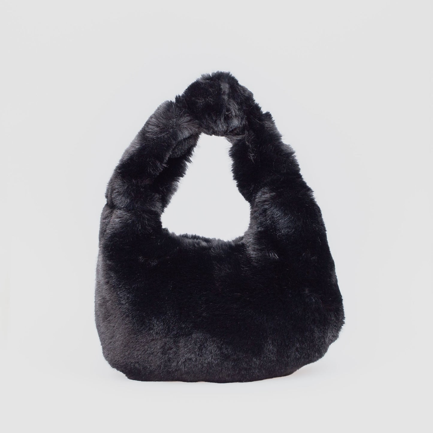 Geantă pufoasă - Negru