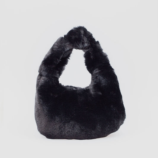Geantă pufoasă - Negru
