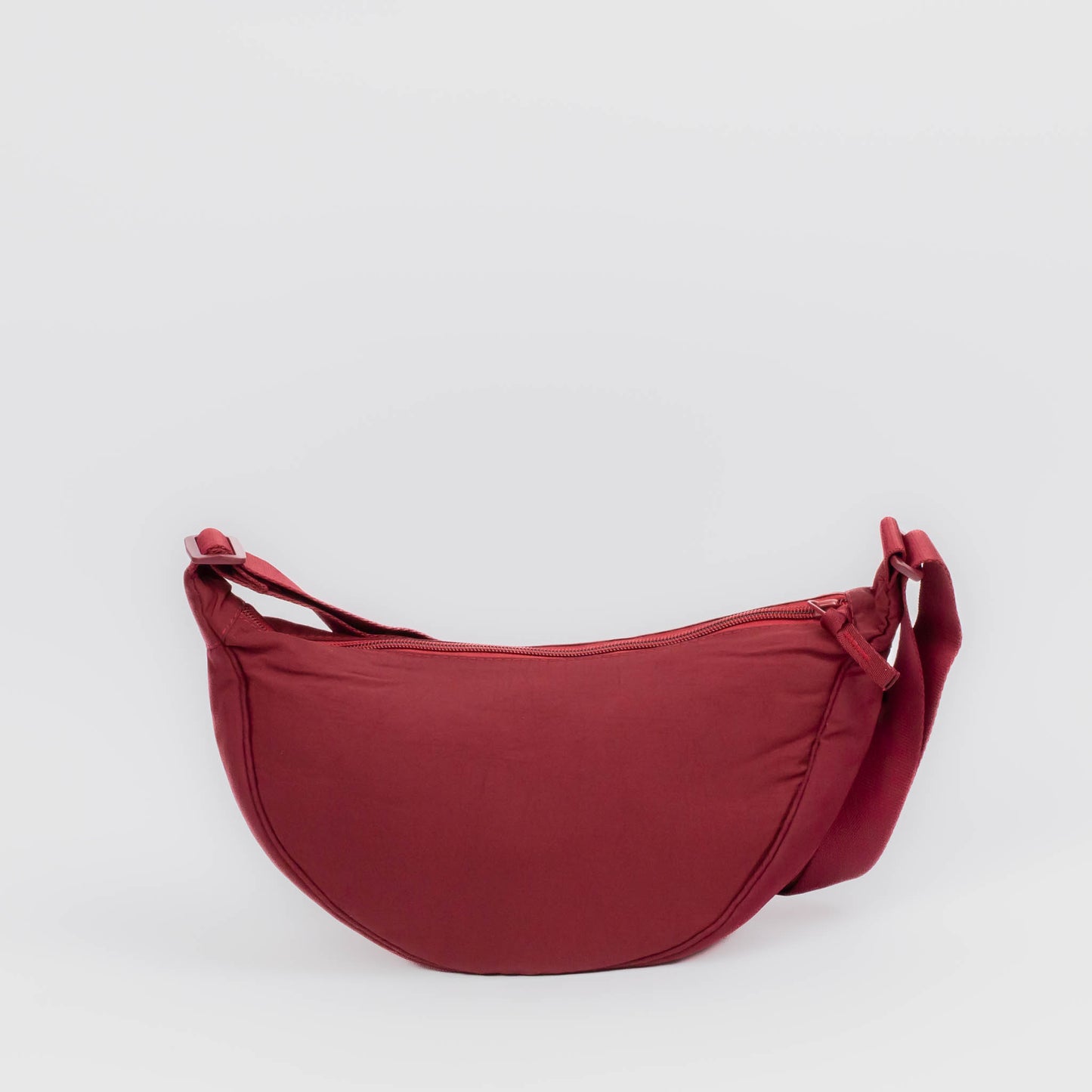 Geantă semilună comfort - Bordo
