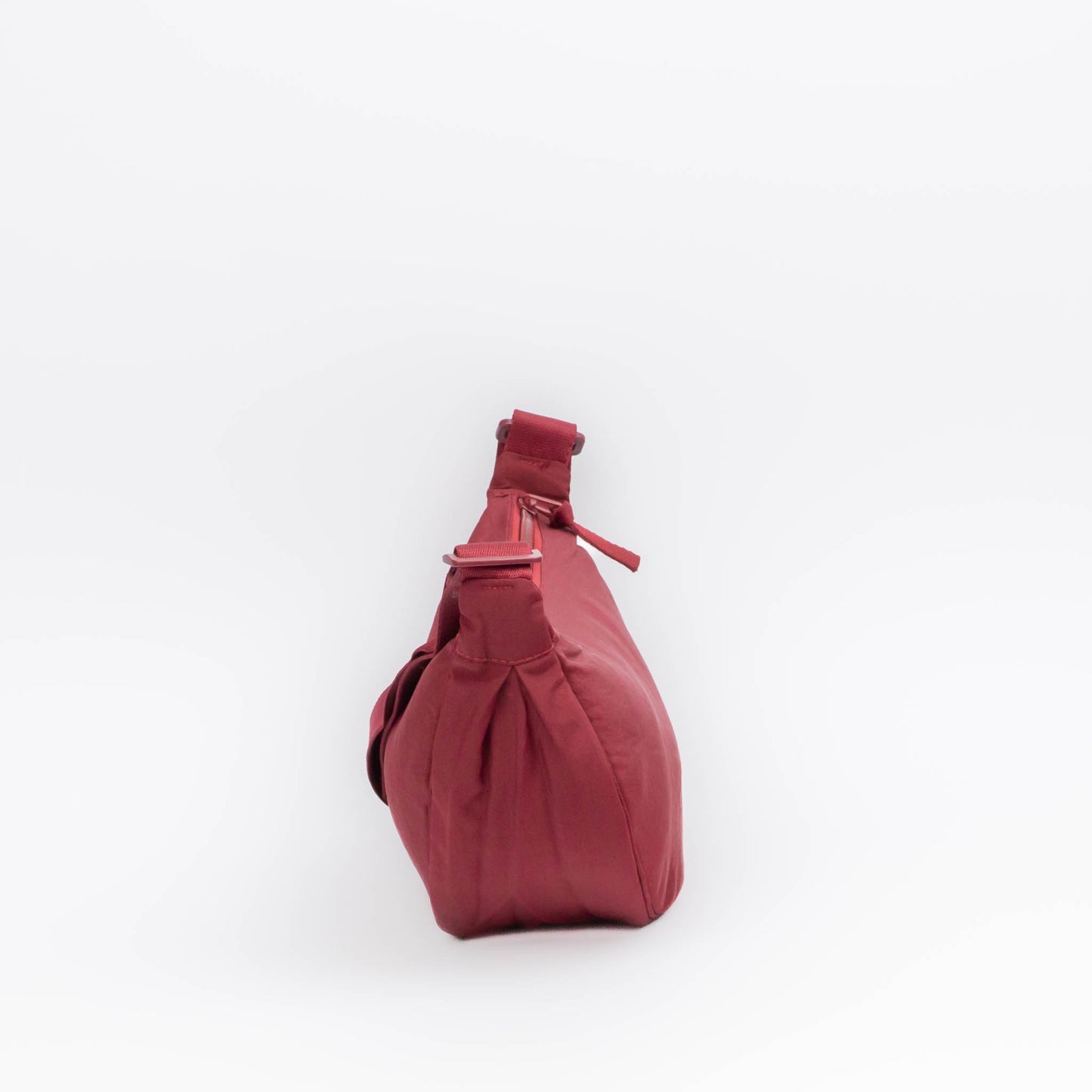 Geantă semilună comfort - Bordo