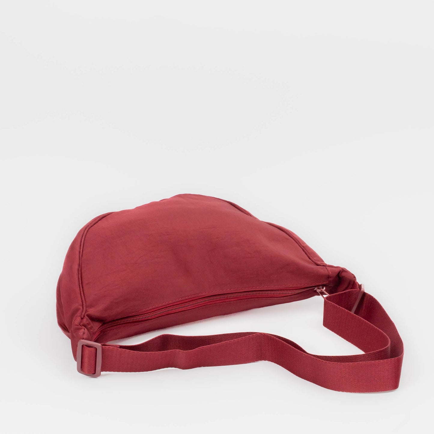 Geantă semilună comfort - Bordo