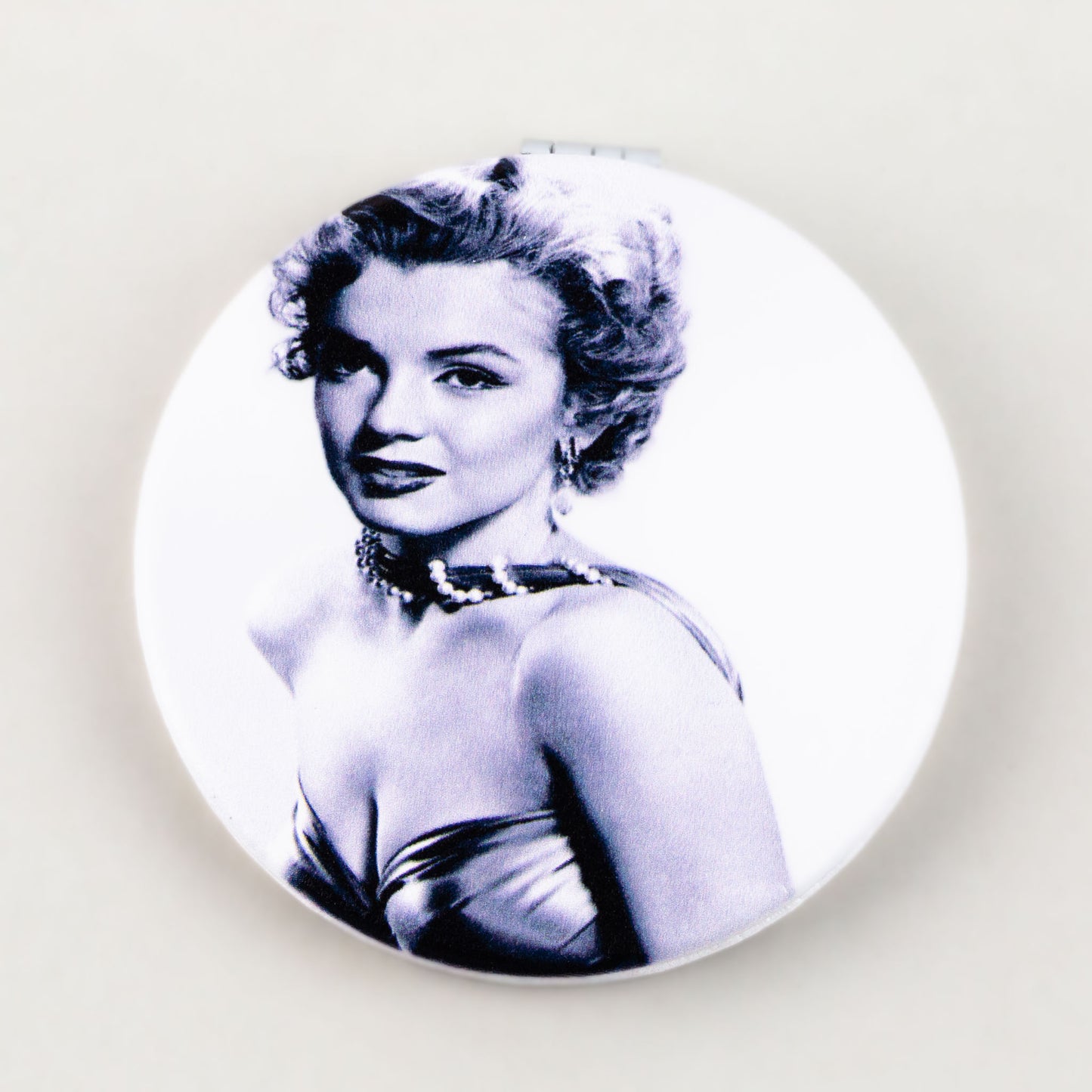 Oglindă de poșetă, formă rotundă cu 2 părți și imprimeu Marylin - 19