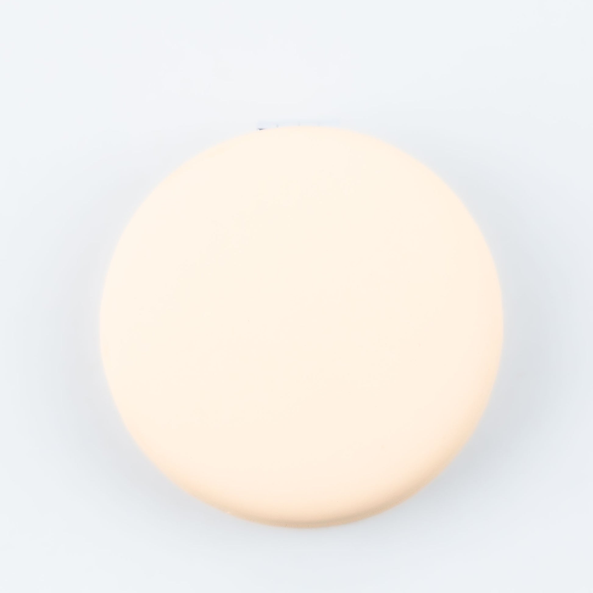 Oglindă de poșetă în formă de macarons cu textură de silicon - Bej