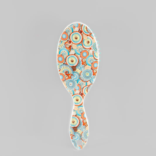 Peria de păr ovală Artisan Spirit - Albastru, Portocaliu