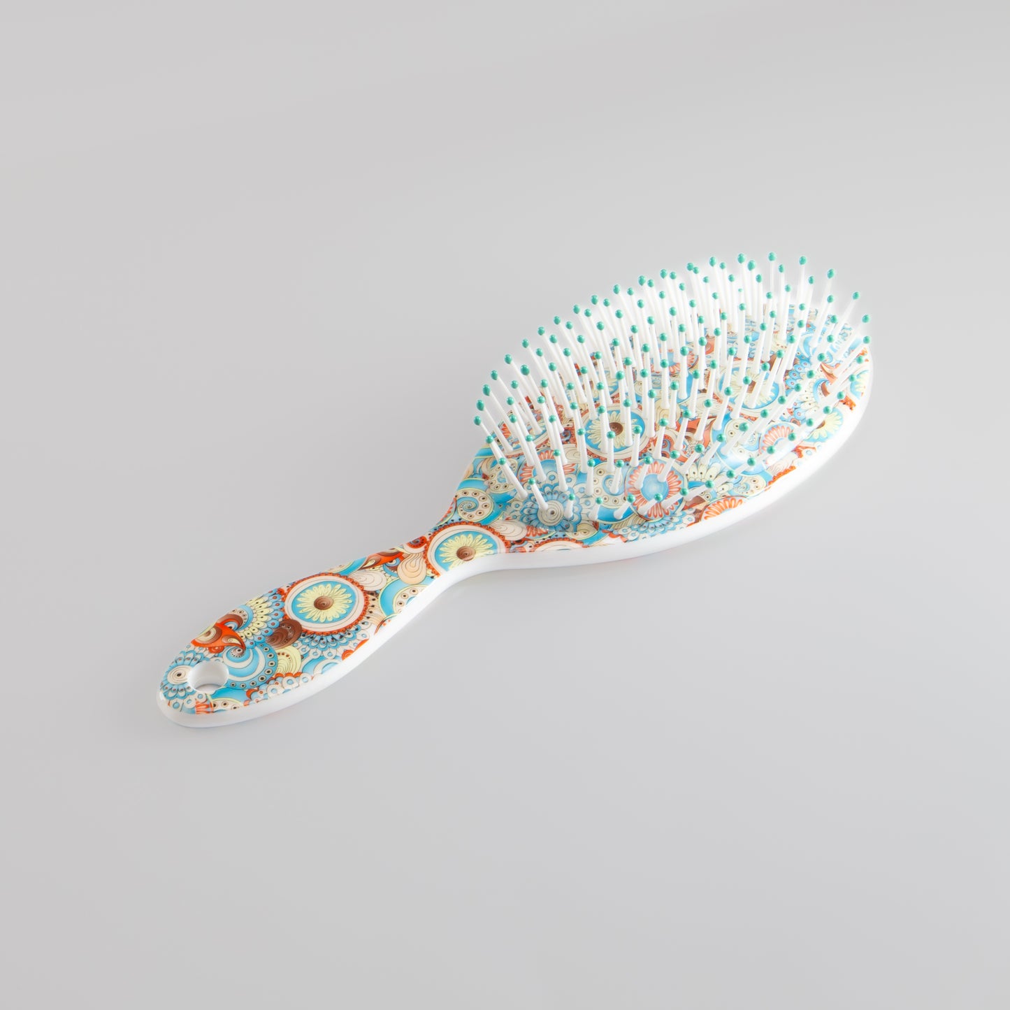 Peria de păr ovală Artisan Spirit - Albastru, Portocaliu