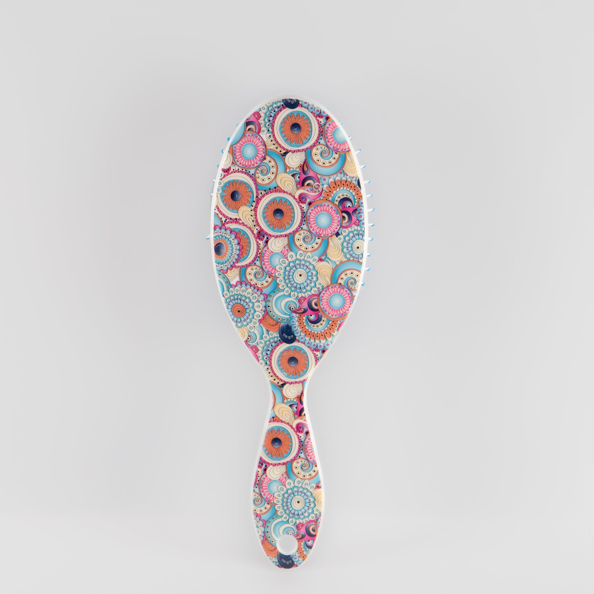 Peria de păr ovală Artisan Spirit - Albastru, Roz