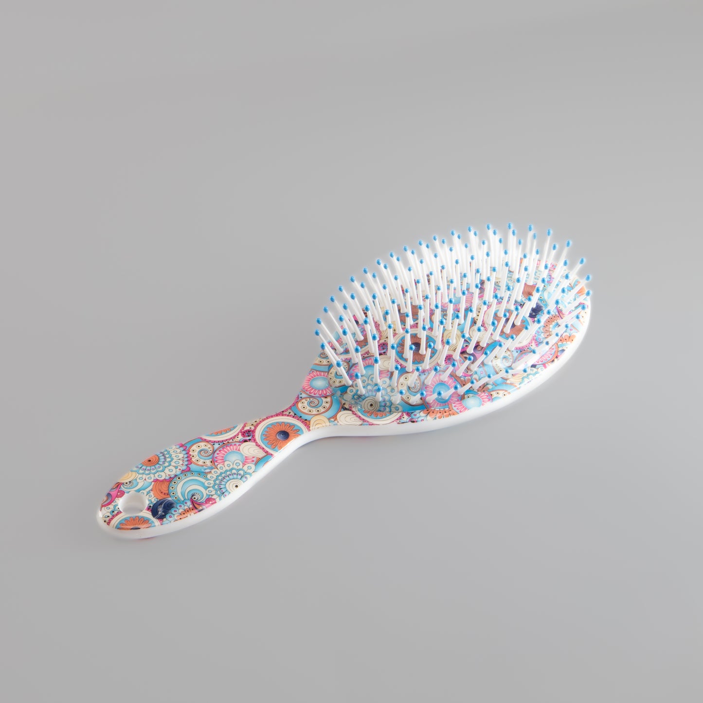 Peria de păr ovală Artisan Spirit - Albastru, Roz