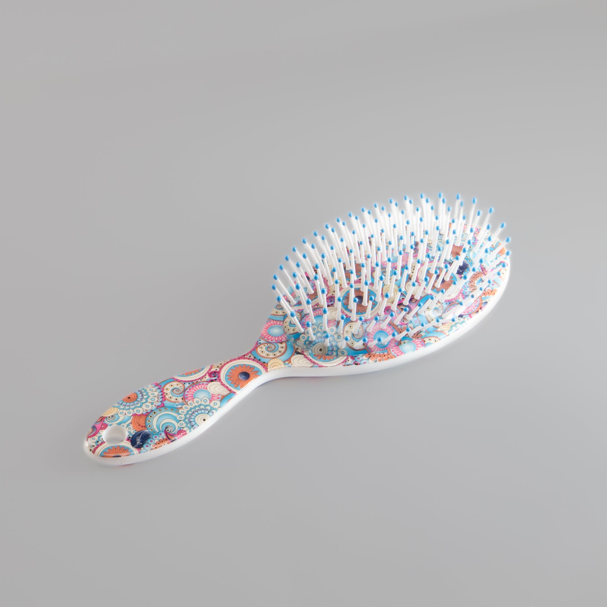 Peria de păr ovală Artisan Spirit - Albastru, Roz