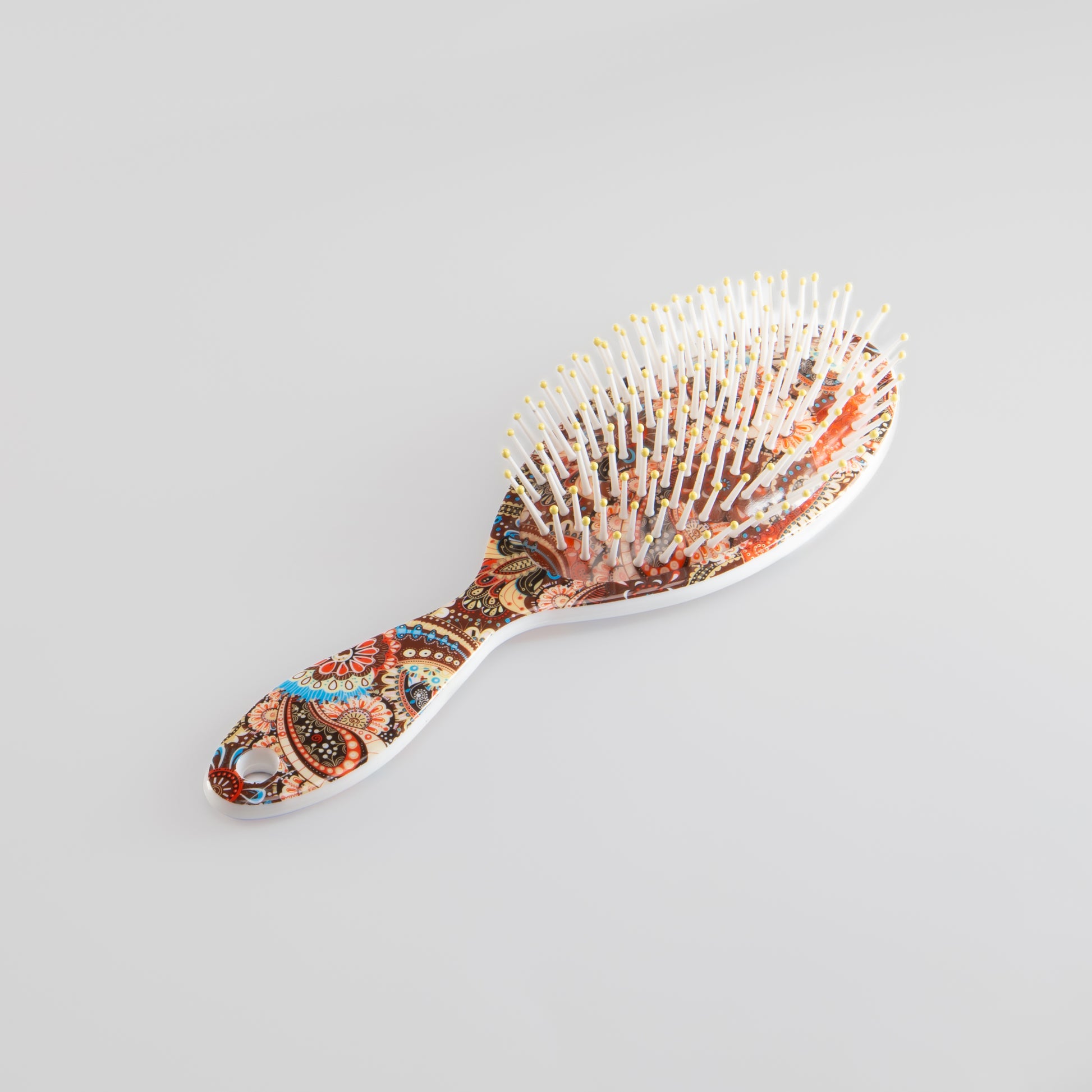 Peria de păr ovală Mystic Bloom - Maro