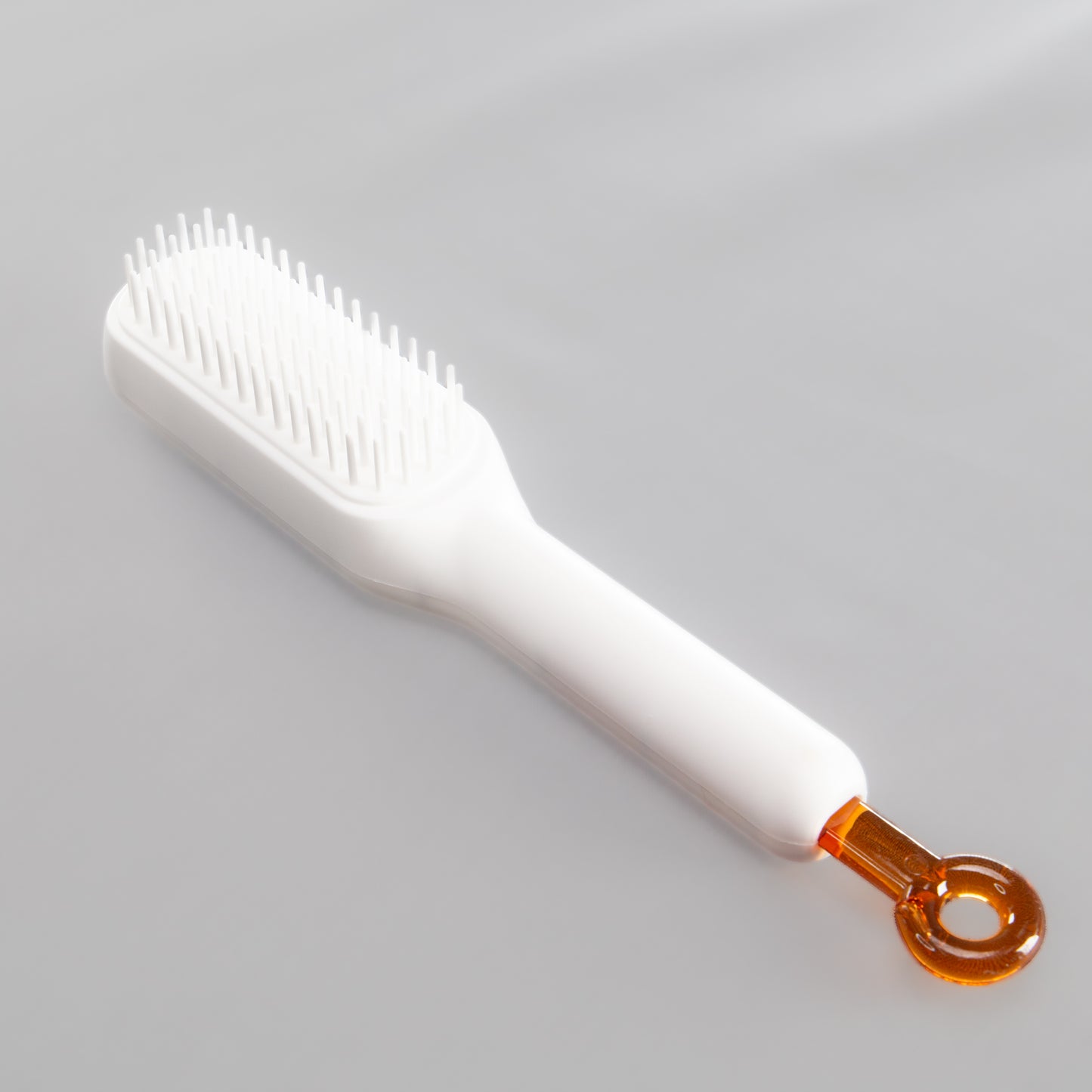 Perie de păr auto-curățabilă - Alb