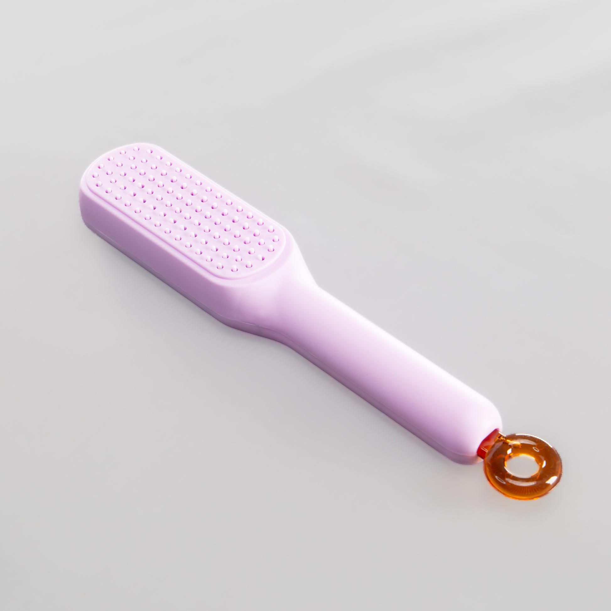 Perie de păr auto-curățabilă - Mov